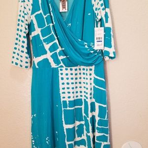 Karen kane south beach 3/4 SLV Dress